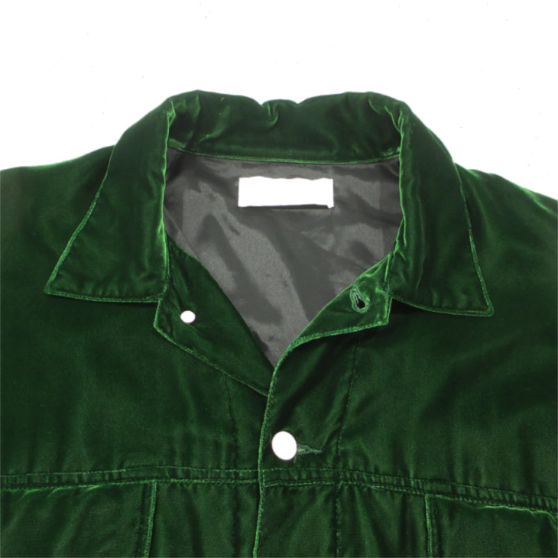 NEON SIGN | ネオンサイン Drop sleeve velvet Jacket その他アウター N1598 グリーン サイズ：48【三重本店】