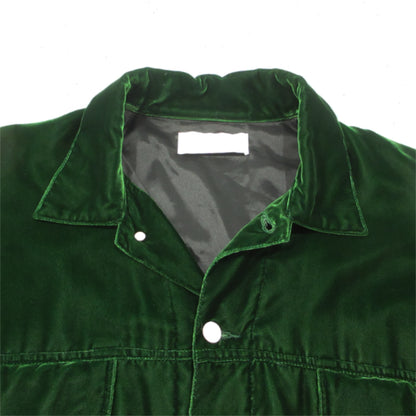 NEON SIGN | ネオンサイン Drop sleeve velvet Jacket その他アウター N1598 グリーン サイズ：48【三重本店】