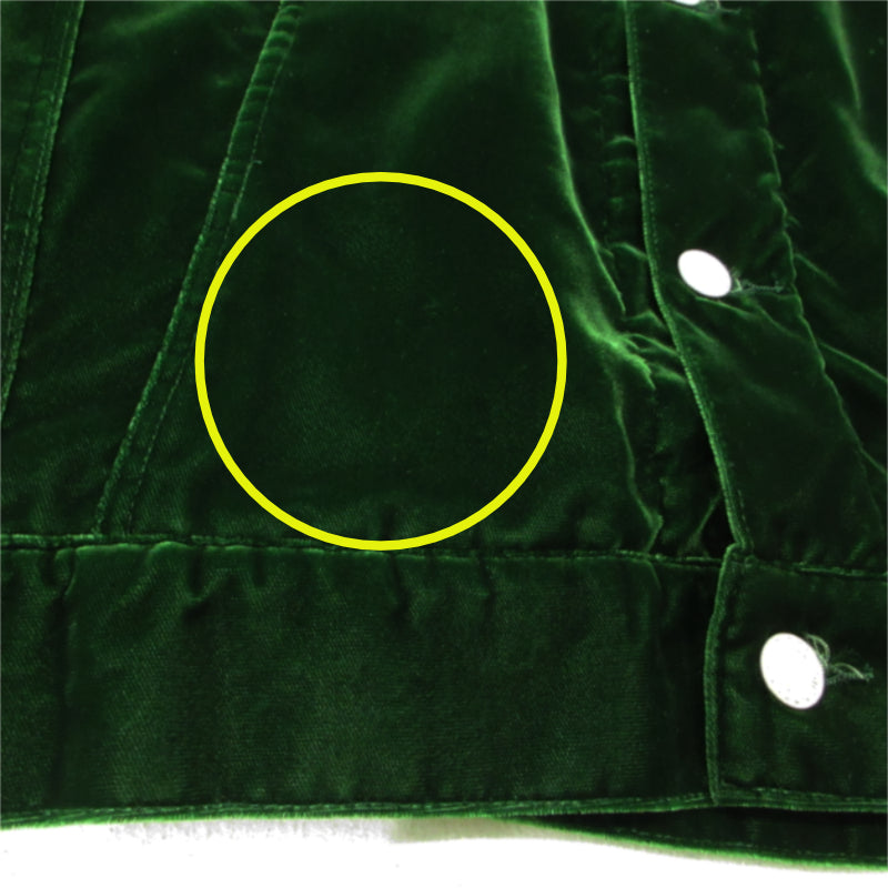 NEON SIGN | ネオンサイン Drop sleeve velvet Jacket その他アウター N1598 グリーン サイズ：48【三重本店】