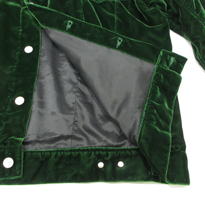 NEON SIGN | ネオンサイン Drop sleeve velvet Jacket その他アウター N1598 グリーン サイズ：48【三重本店】