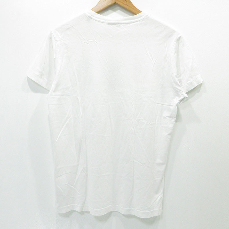DIESEL | ディーゼル ロゴプリント半袖Tシャツ ステッチ加工 切替え 半袖Ｔシャツ ホワイト サイズ：L【三重本店】