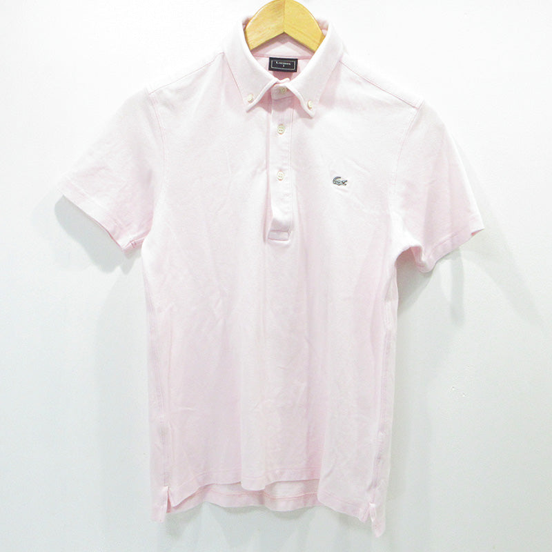 LACOSTE | ラコステ ロゴ刺繍半袖ポロシャツ ポロシャツ KH036C ピンク サイズ：3【三重本店】