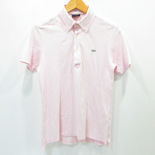LACOSTE | ラコステ ロゴ刺繍半袖ポロシャツ ポロシャツ KH036C ピンク サイズ：3【三重本店】