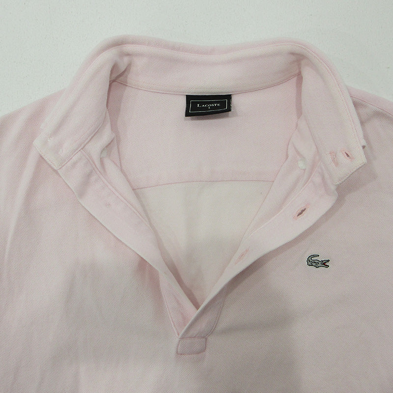 LACOSTE | ラコステ ロゴ刺繍半袖ポロシャツ ポロシャツ KH036C ピンク サイズ：3【三重本店】
