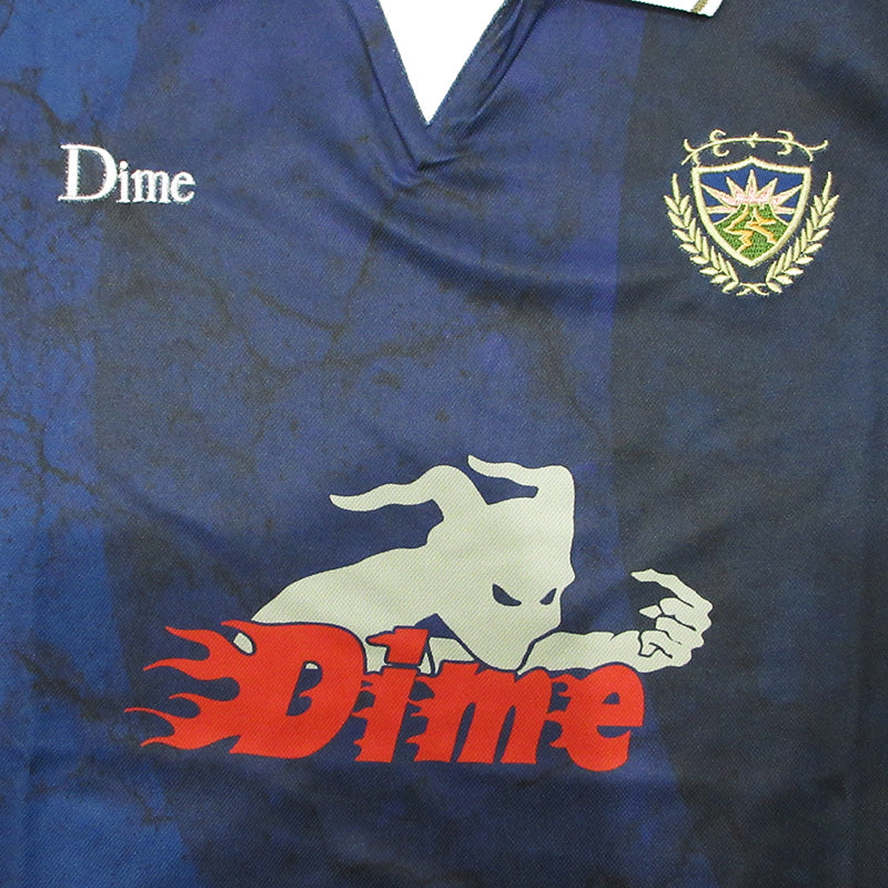DIME | ダイム FINAL JERSEY ロゴ刺繍ゲームシャツ NOWTEC半袖ポロシャツ 半袖シャツ DIMESP24D27NVY ネイビー サイズ：L【三重本店】