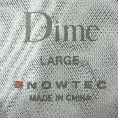 DIME | ダイム FINAL JERSEY ロゴ刺繍ゲームシャツ NOWTEC半袖ポロシャツ 半袖シャツ DIMESP24D27NVY ネイビー サイズ：L【三重本店】