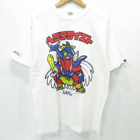 SAPEur | サプール × ビックリマン ヘラクライスト半袖Tシャツ 半袖Ｔシャツ ホワイト サイズ：M【三重本店】