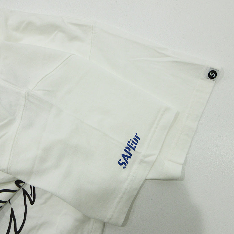 SAPEur | サプール × ビックリマン ヘラクライスト半袖Tシャツ 半袖Ｔシャツ ホワイト サイズ：M【三重本店】