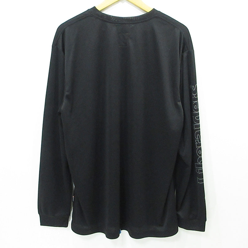 LIBERAIDERS | リベレイダース OG Logo Dry L/S Tee OGロゴドライ長袖Tシャツ POLYGIENE ポリジン生地 長袖Ｔシャツ ブラック サイズ：L【三重本店】