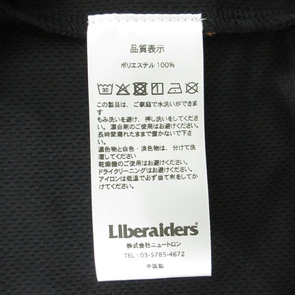 LIBERAIDERS | リベレイダース OG Logo Dry L/S Tee OGロゴドライ長袖Tシャツ POLYGIENE ポリジン生地 長袖Ｔシャツ ブラック サイズ：L【三重本店】
