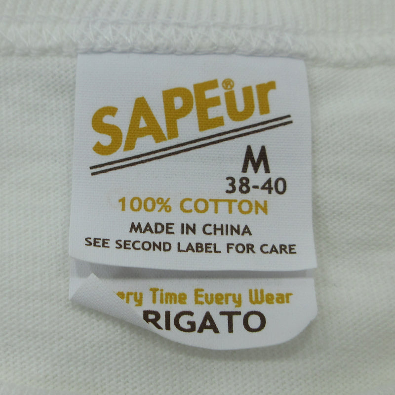 SAPEur | サプール カーゴベース20 半袖Ｔシャツ ホワイト サイズ：M【三重本店】