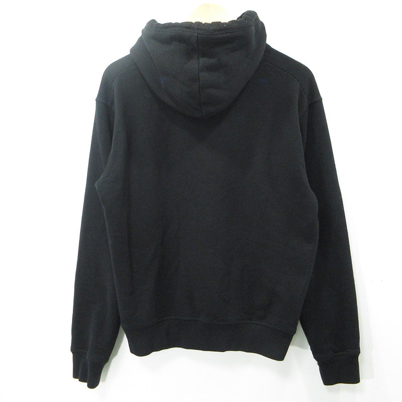 DSQUARED2 | ディースクエアード ICON HOODIE アイコンフーディ ロゴプリント長袖パーカー 裏起毛 パーカー S79GU0086 ブラック サイズ：S【三重本店】