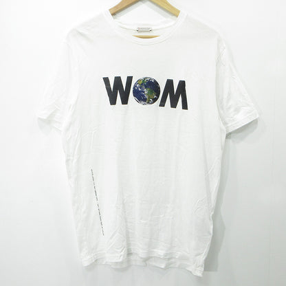 MONCLER | モンクレール GENIUS FRAGMENT Hiroshi Fujiwara ジーニアスフラグメント ロゴプリント半袖Tシャツ 半袖Ｔシャツ G209U8C00008 ホワイト サイズ：S【三重本店】