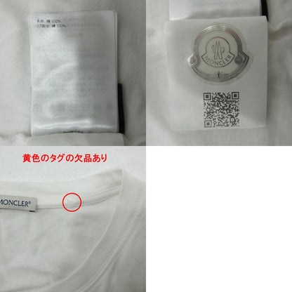 MONCLER | モンクレール GENIUS FRAGMENT Hiroshi Fujiwara ジーニアスフラグメント ロゴプリント半袖Tシャツ 半袖Ｔシャツ G209U8C00008 ホワイト サイズ：S【三重本店】