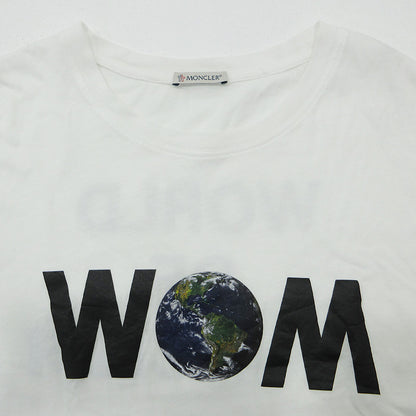 MONCLER | モンクレール GENIUS FRAGMENT Hiroshi Fujiwara ジーニアスフラグメント ロゴプリント半袖Tシャツ 半袖Ｔシャツ G209U8C00008 ホワイト サイズ：S【三重本店】