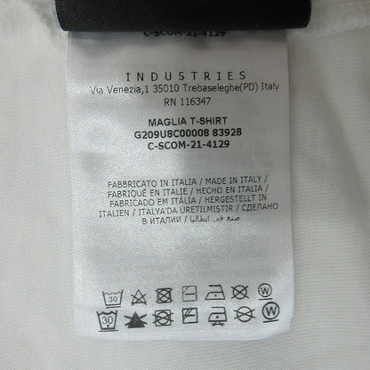 MONCLER | モンクレール GENIUS FRAGMENT Hiroshi Fujiwara ジーニアスフラグメント ロゴプリント半袖Tシャツ 半袖Ｔシャツ G209U8C00008 ホワイト サイズ：S【三重本店】