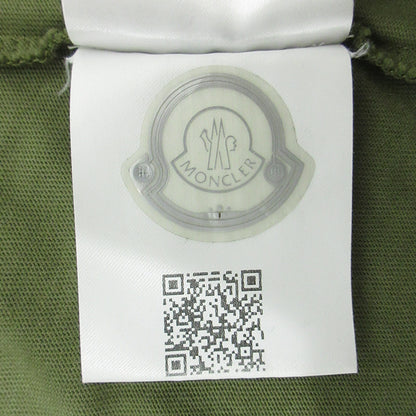 MONCLER | モンクレール ロゴ刺繍半袖Tシャツ パイル刺繍 サガラ刺繍 半袖Ｔシャツ F10918C72810 カーキグリーン サイズ：S【三重本店】