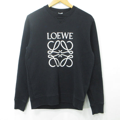 LOEWE | ロエベ アナグラム刺繍クルーネック長袖スウェットシャツ ロゴ刺繍 スウェット 1719909 ブラック サイズ：S【三重本店】