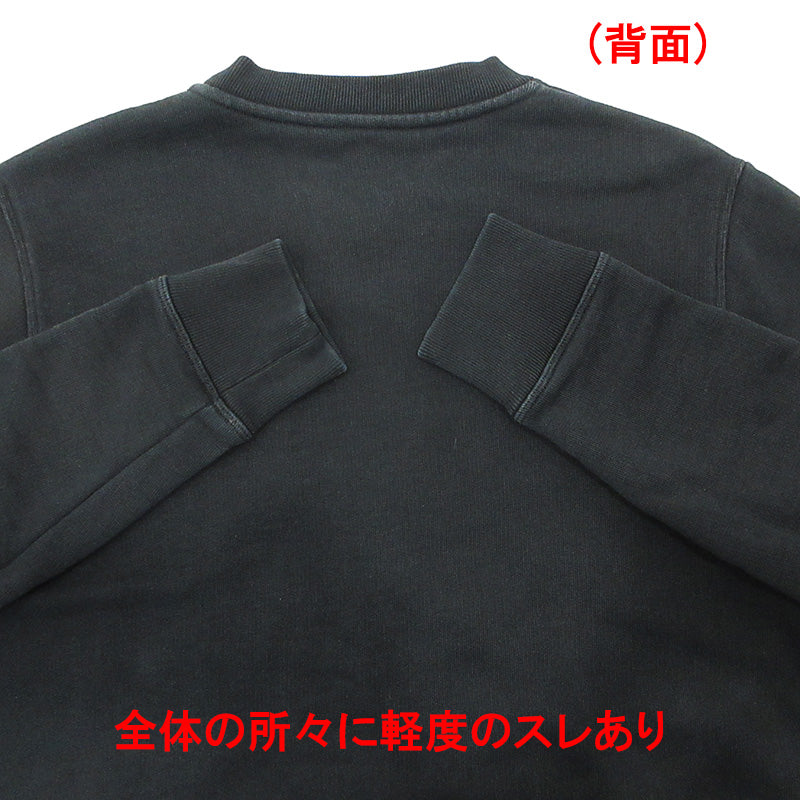 LOEWE | ロエベ アナグラム刺繍クルーネック長袖スウェットシャツ ロゴ刺繍 スウェット 1719909 ブラック サイズ：S【三重本店】