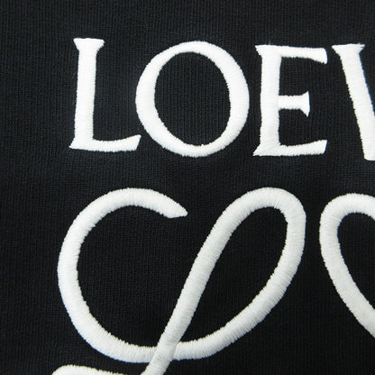 LOEWE | ロエベ アナグラム刺繍クルーネック長袖スウェットシャツ ロゴ刺繍 スウェット 1719909 ブラック サイズ：S【三重本店】