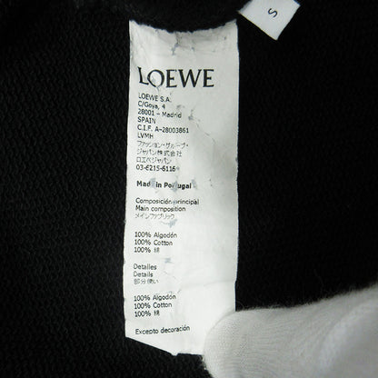 LOEWE | ロエベ アナグラム刺繍クルーネック長袖スウェットシャツ ロゴ刺繍 スウェット 1719909 ブラック サイズ：S【三重本店】