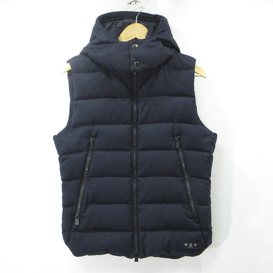 TATRAS | タトラス SOVER ソヴェール 襟2WAYウールダウンベスト ダウンベスト MTA20A4373 ネイビー サイズ：2【三重本店】