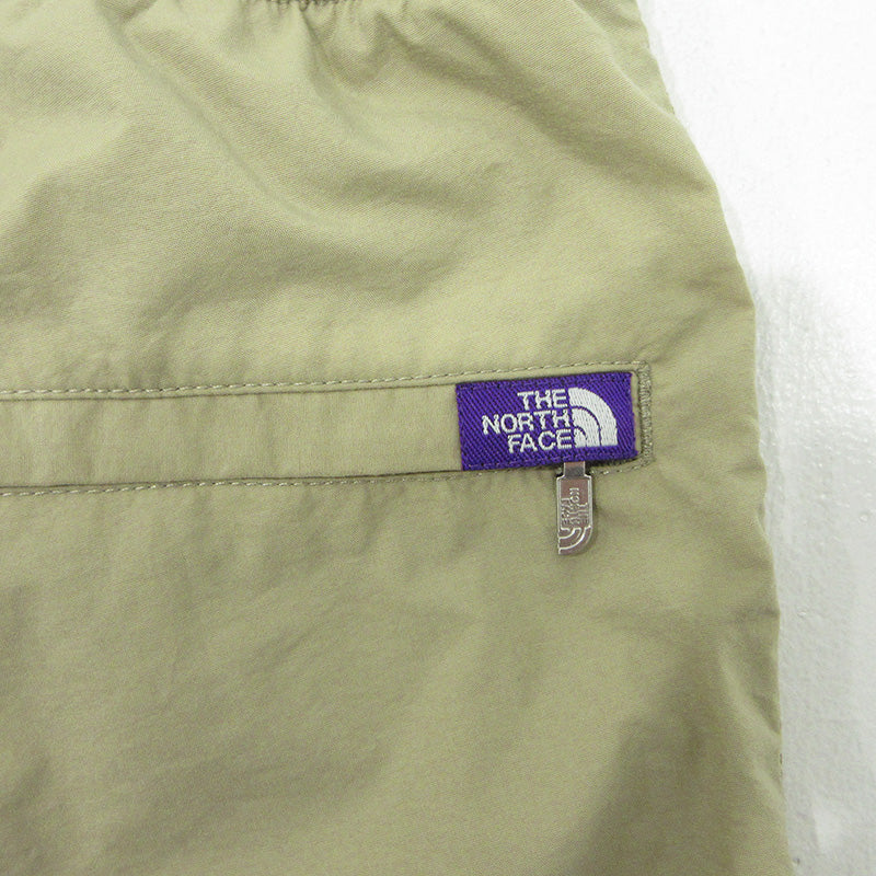 THE NORTH FACE PURPLE LABEL | ザノースフェイスパープルレーベル Cropped Pants クロップドパンツ ナイロンパンツ クロップドパンツ NT5005N ベージュ サイズ：34【三重本店】