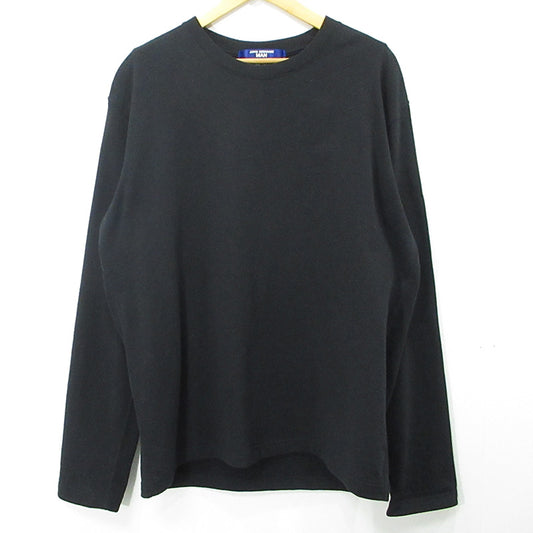 JUNYA WATANABE | ジュンヤワタナベ × FILSON フィルソン ロゴプリント長袖Tシャツ 25AW 裏起毛 長袖Ｔシャツ WP-T008 ブラック サイズ：L【三重本店】