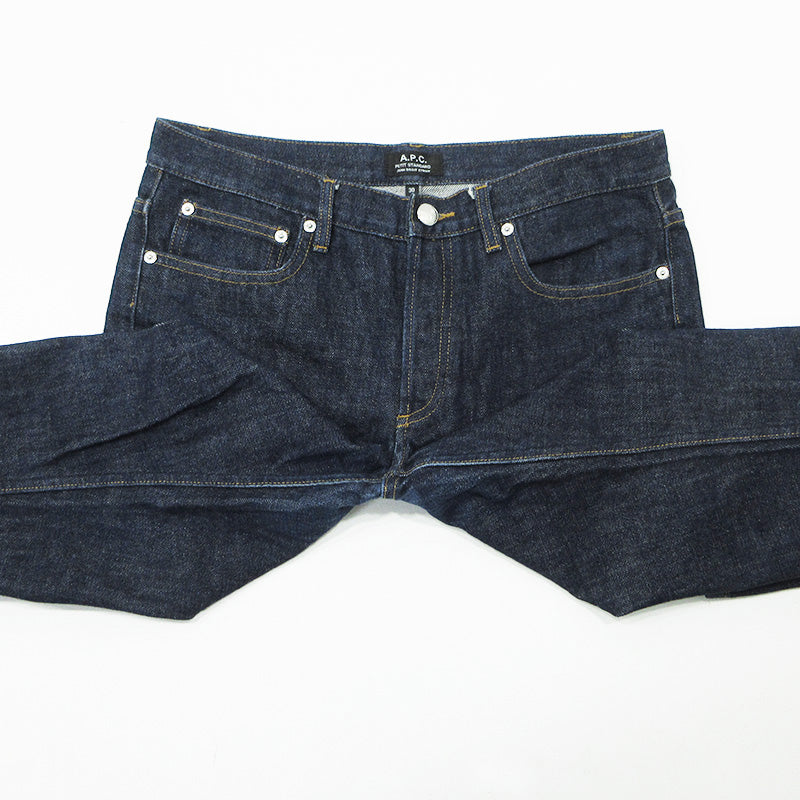A.P.C | アーペーセー PETIT STANDARD プチスタンダード ボタンフライデニムパンツ デニムパンツ ネイビー インディゴ サイズ：30【三重本店】