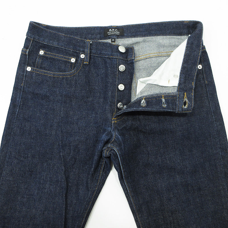 A.P.C | アーペーセー PETIT STANDARD プチスタンダード ボタンフライデニムパンツ デニムパンツ ネイビー インディゴ サイズ：30【三重本店】