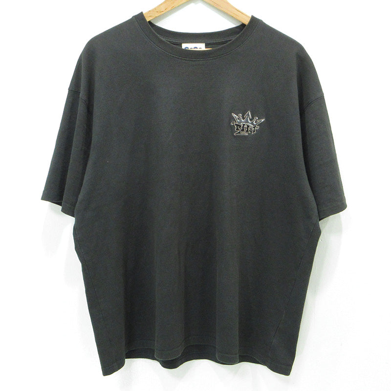 9090 | ナインティナインティ × PH-1 ピーエイチワン King Logo Tee キングロゴ半袖Tシャツ 半袖Ｔシャツ NN2035 ブラック系 チャコールグレー サイズ：XL【三重本店】