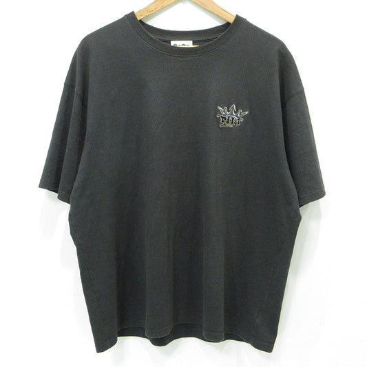 9090 | ナインティナインティ × PH-1 ピーエイチワン King Logo Tee キングロゴ半袖Tシャツ 半袖Ｔシャツ NN2035 ブラック系 チャコールグレー サイズ：XL【三重本店】