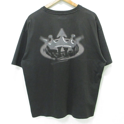 9090 | ナインティナインティ × PH-1 ピーエイチワン King Logo Tee キングロゴ半袖Tシャツ 半袖Ｔシャツ NN2035 ブラック系 チャコールグレー サイズ：XL【三重本店】