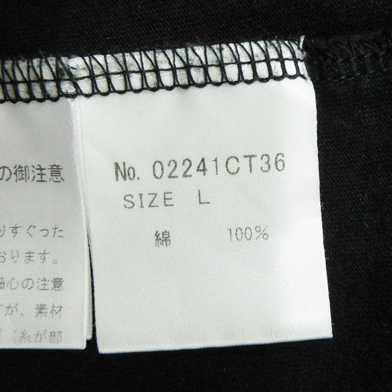 HYSTERIC GLAMOUR | ヒステリックグラマー ロゴプリント半袖Tシャツ ヒスガール 半袖Ｔシャツ 02241CT36 ブラック サイズ：L【三重本店】