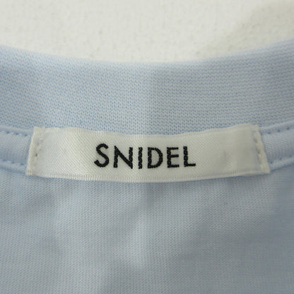 snidel | スナイデル ロゴプリント半袖Tシャツ BOUQUET OF JOY 20周年記念 花柄 サイズ：ONE SIZE 半袖Ｔシャツ SWCT252018 ブルー【三重本店】