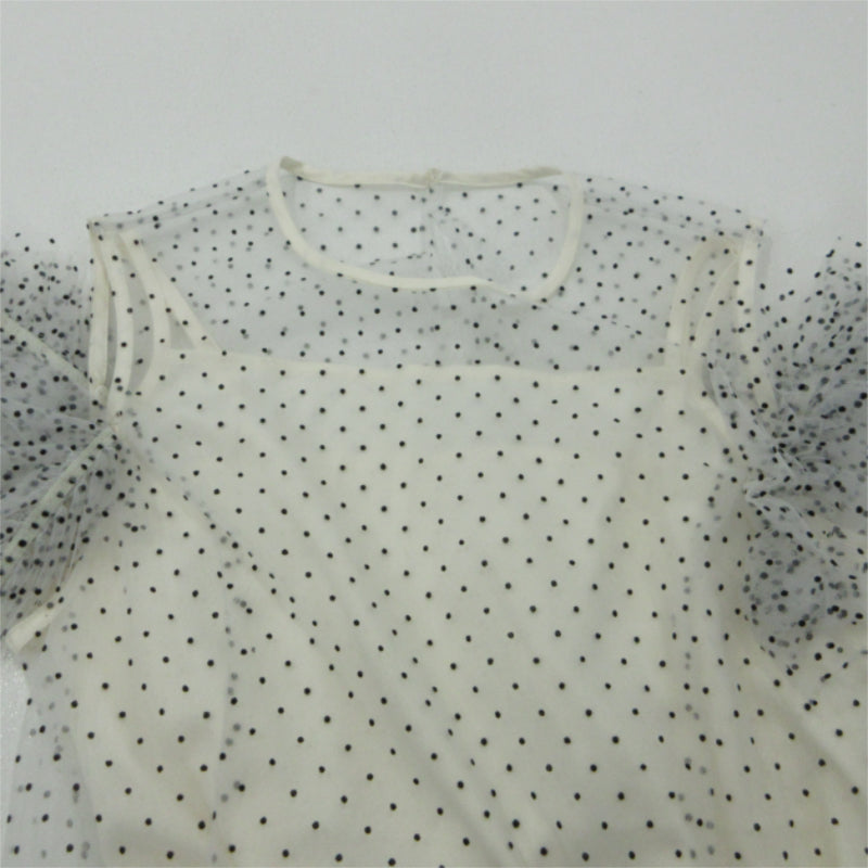 snidel | スナイデル ランダムフリルチュールドレス ワンピース SWFO242158 ホワイト サイズ：1【三重本店】