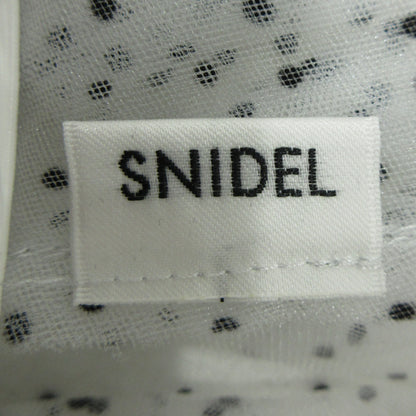 snidel | スナイデル ランダムフリルチュールドレス ワンピース SWFO242158 ホワイト サイズ：1【三重本店】