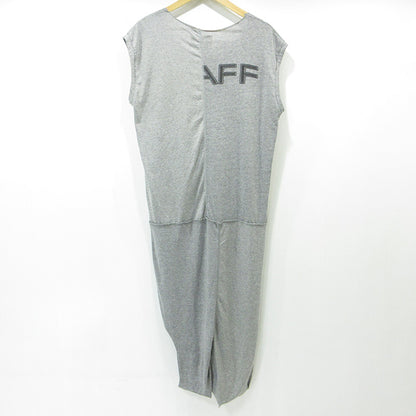 77CIRCA | ナナナナサーカ リメイクノースリーブ切替えワンピース ロゴプリントTシャツワンピース ワンピース グレー サイズ：不明【三重本店】