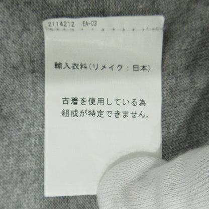 77CIRCA | ナナナナサーカ リメイクノースリーブ切替えワンピース ロゴプリントTシャツワンピース ワンピース グレー サイズ：不明【三重本店】