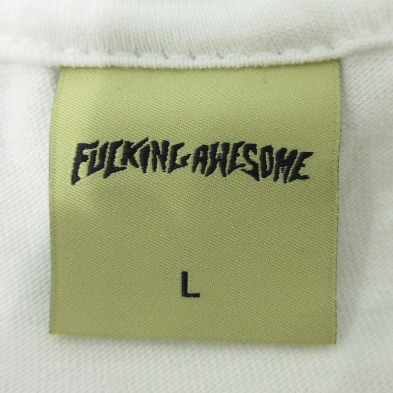 Fucking Awesome | ファッキングオーサム MODERN TIMES モダンタイムス半袖Tシャツ 半袖Ｔシャツ ホワイト サイズ：L【三重本店】