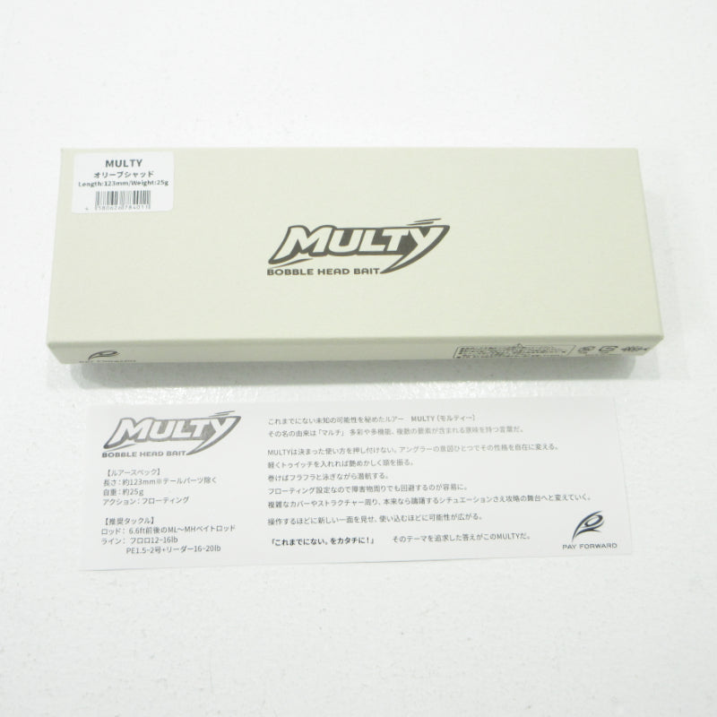 【フィッシング/釣り/釣具/ルアー】 PAYFORWARD | ペイフォワード MULTY モルティー オリーブシャッド【三重本店】