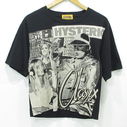 HYSTERIC GLAMOUR | ヒステリックグラマー DIZZY&MILKY ディジー＆ミルキー フォトプリント半袖Tシャツ 半袖Ｔシャツ 01221CT01 ブラック サイズ：FreeSize【三重本店】
