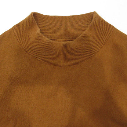 JOHN SMEDLEY | ジョンスメドレー ハイネックコットン半袖ニット セーター ニット ブラウン サイズ：不明【三重本店】