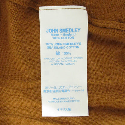 JOHN SMEDLEY | ジョンスメドレー ハイネックコットン半袖ニット セーター ニット ブラウン サイズ：不明【三重本店】