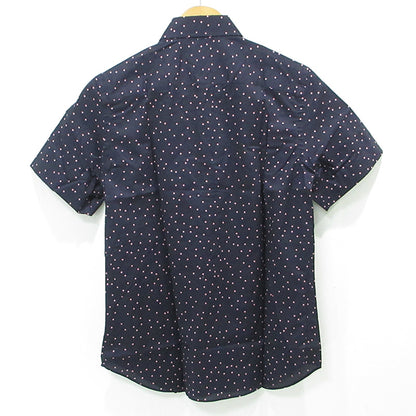Paul Smith | ポール・スミス 総柄半袖シャツ ドット柄 水玉 半袖シャツ 133608 ネイビー サイズ：S【三重本店】