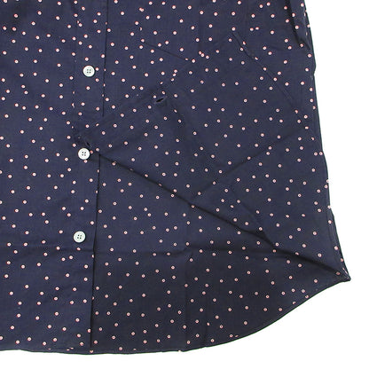 Paul Smith | ポール・スミス 総柄半袖シャツ ドット柄 水玉 半袖シャツ 133608 ネイビー サイズ：S【三重本店】