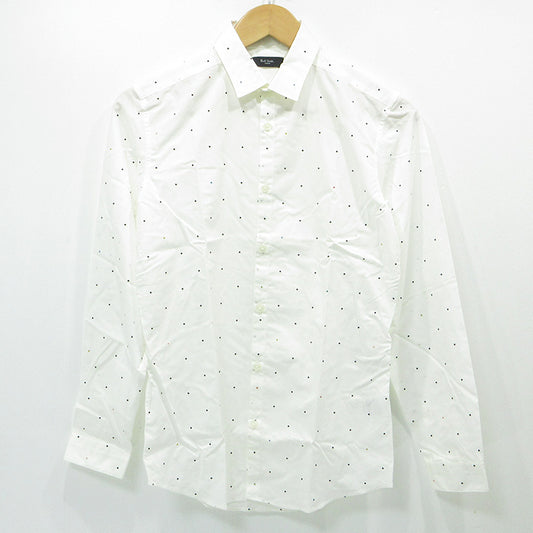 Paul Smith | ポール・スミス 総柄長袖シャツ ドット柄 水玉 長袖シャツ 243134 ホワイト サイズ：S【三重本店】