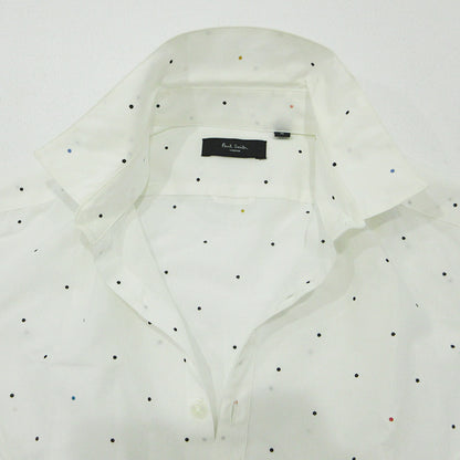 Paul Smith | ポール・スミス 総柄長袖シャツ ドット柄 水玉 長袖シャツ 243134 ホワイト サイズ：S【三重本店】