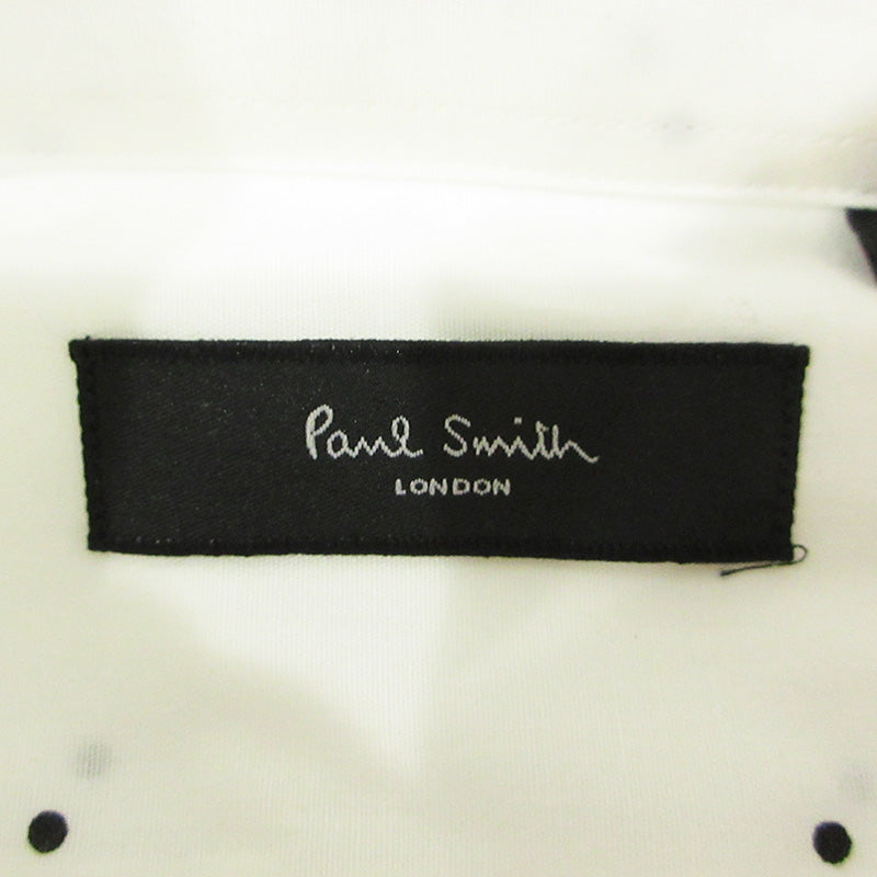 Paul Smith | ポール・スミス 総柄長袖シャツ ドット柄 水玉 長袖シャツ 243134 ホワイト サイズ：S【三重本店】