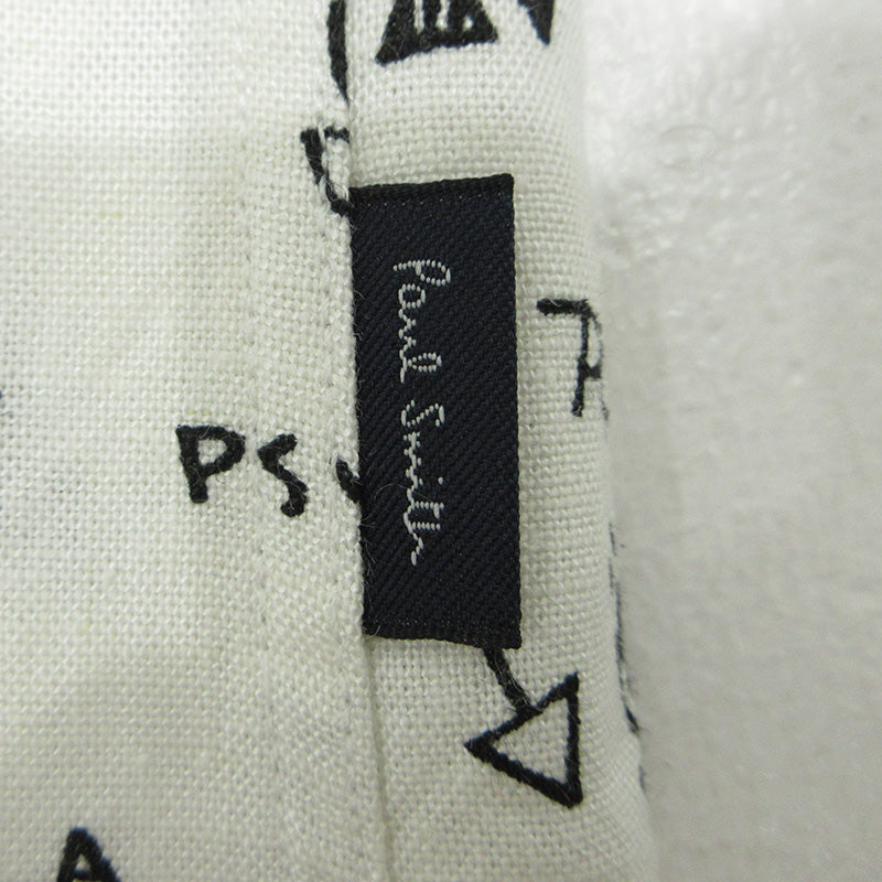 Paul Smith | ポール・スミス リネン混総柄半袖シャツ 半袖シャツ 252604 ホワイト サイズ：S【三重本店】